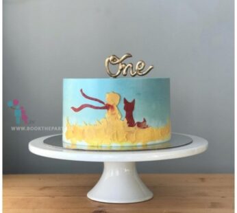 1st Birthday Theme Cake