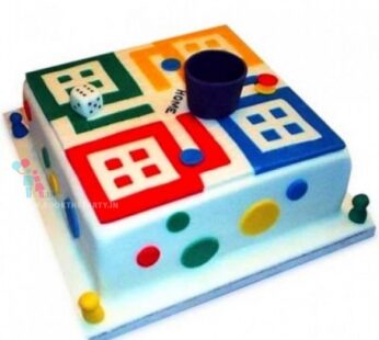 Ludo Theme Cake