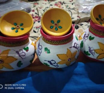 Gariga Muntha with Floral Design – Set of 3 No’s