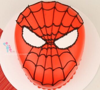 Spiderman Cream Cake