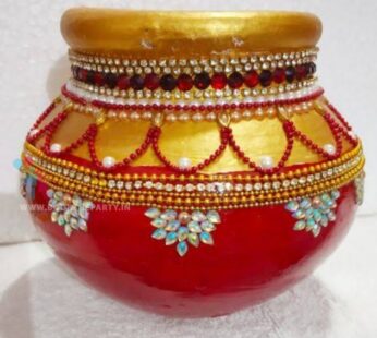 Gariga Muntha with Red and Gold Design